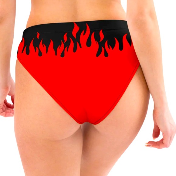 NEW! RebelYouth Flame Swim Bottoms ~ HOT! 3XL - Picture 2 of 4